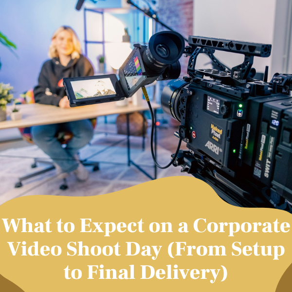 What to expect on a corporate video shoot day